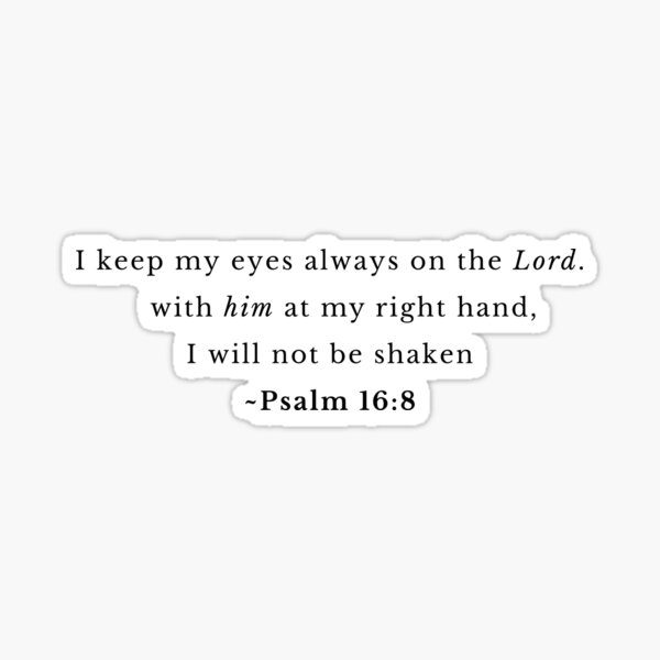 Item preview, psalm 16:8 designed and sold by successmom.
