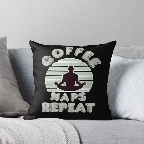 Item preview, Copy of  Yoga Coffee Naps Repeat funny shirts 4 sunrise yoga 3D 1 designed and sold by Drawix.