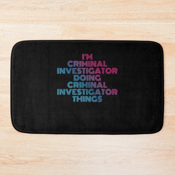Item preview, I'm Criminal Investigator Doing Criminal Investigator Things Retro Neon designed and sold by SVPOD.