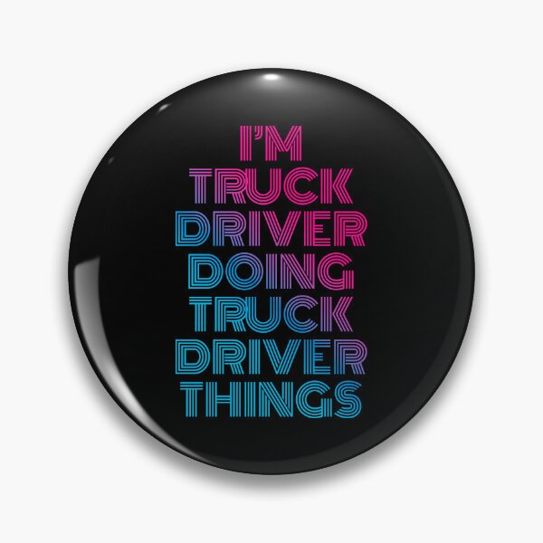 Item preview, I'm Truck Driver Doing Truck Driver Things Retro Neon designed and sold by SVPOD.