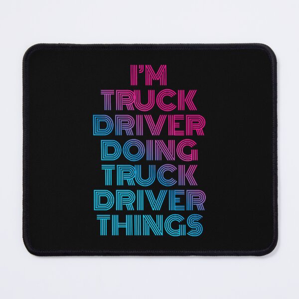 Item preview, I'm Truck Driver Doing Truck Driver Things Retro Neon designed and sold by SVPOD.