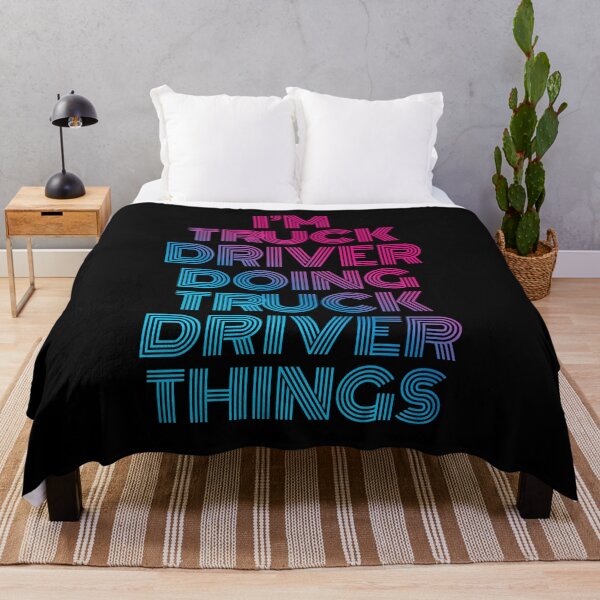 Item preview, I'm Truck Driver Doing Truck Driver Things Retro Neon designed and sold by SVPOD.