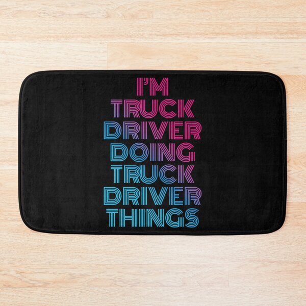 Item preview, I'm Truck Driver Doing Truck Driver Things Retro Neon designed and sold by SVPOD.