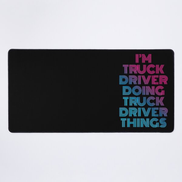 Item preview, I'm Truck Driver Doing Truck Driver Things Retro Neon designed and sold by SVPOD.