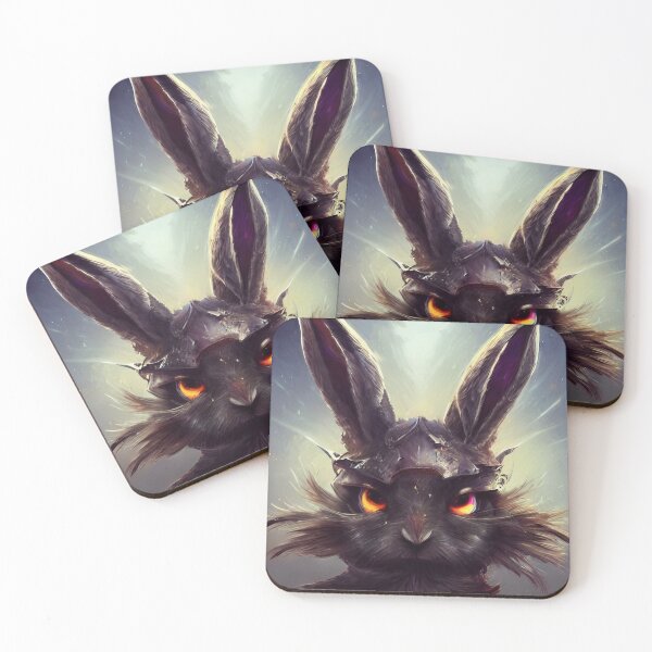Item preview, AI Generated Art, War Rabbit designed and sold by RabbitHoleMI.
