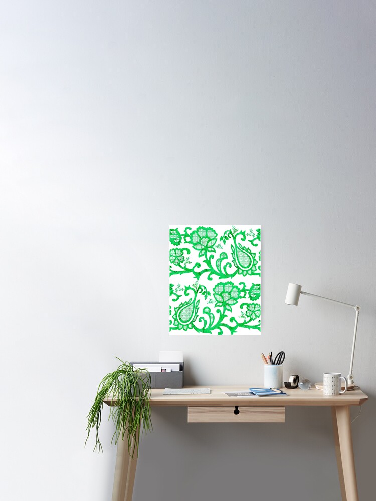 La Pina Verde Poster By Lalipourie Redbubble