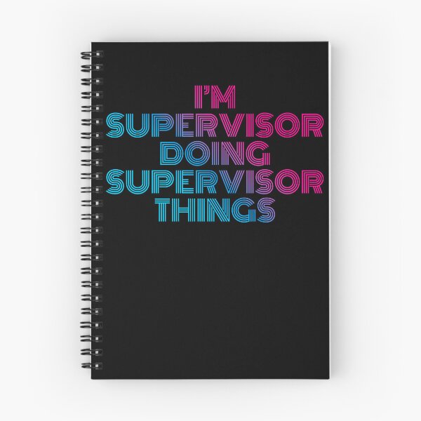 Item preview, I'm Supervisor Doing Supervisor Things Retro Neon designed and sold by SVPOD.