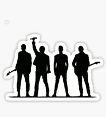 U2 silhouette The Joshua Tree Tour Sticker