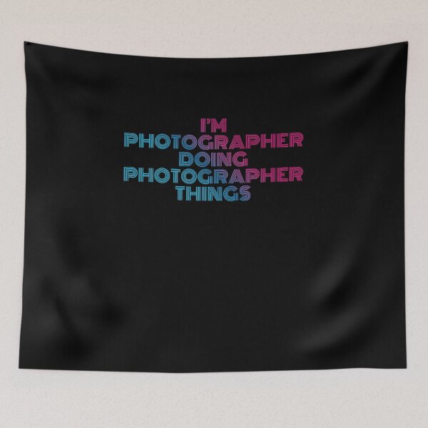 Item preview, I'm Photographer Doing Photographer Things Retro Neon designed and sold by SVPOD.