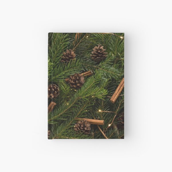 Pine Cones and Cinnamon Hardcover Journal