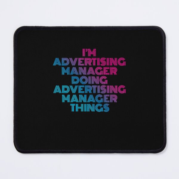 Item preview, I'm Advertising Manager Doing Advertising Manager Things Retro Neon designed and sold by SVPOD.