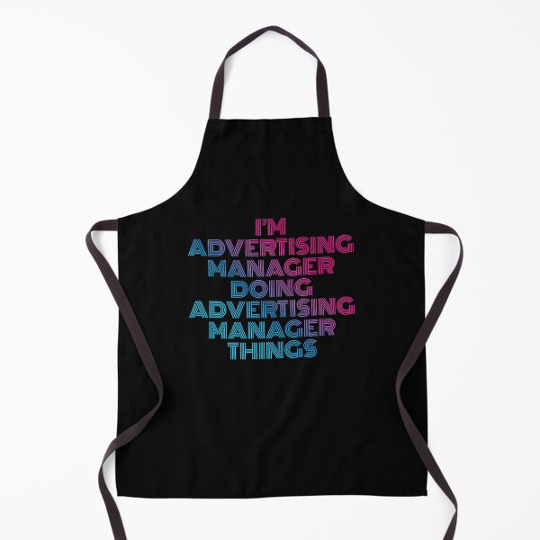Item preview, I'm Advertising Manager Doing Advertising Manager Things Retro Neon designed and sold by SVPOD.