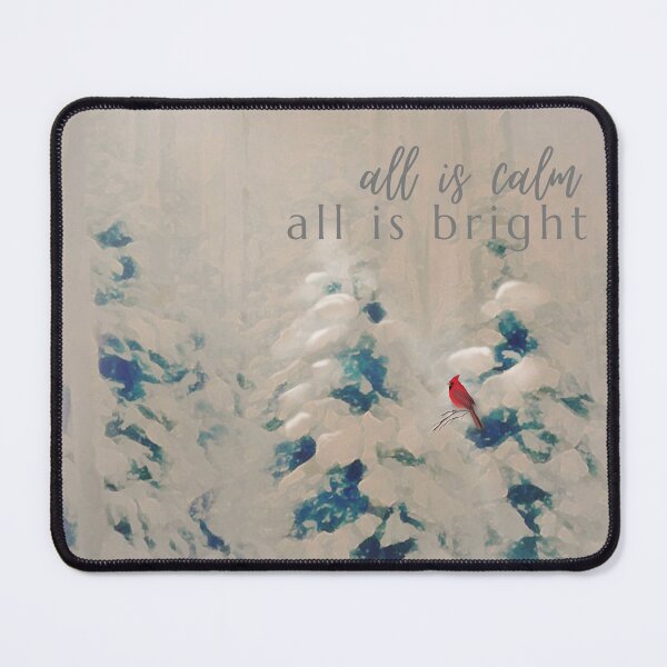 Item preview, Sabrina Farmer Art - Christmas - All is Bright faded edges designed and sold by sabrinart42.