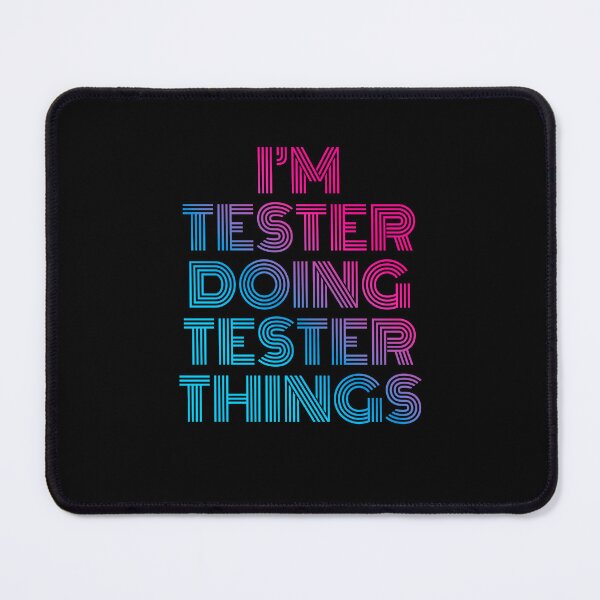 Item preview, I'm Tester Doing Tester Things Retro Neon designed and sold by SVPOD.