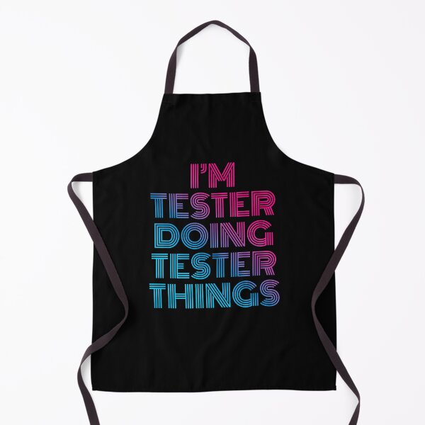 Item preview, I'm Tester Doing Tester Things Retro Neon designed and sold by SVPOD.