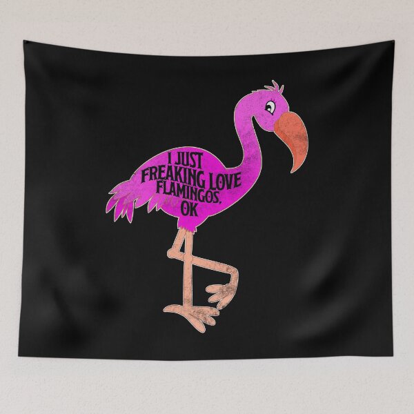 Item preview, Love Flamingos Cute Flamingo Silhouette Tee designed and sold by roarr.