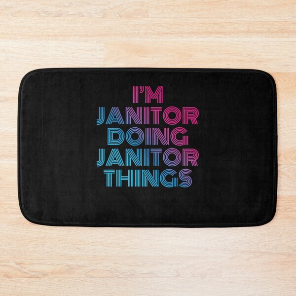 Item preview, I'm Janitor Doing Janitor Things Retro Neon designed and sold by SVPOD.