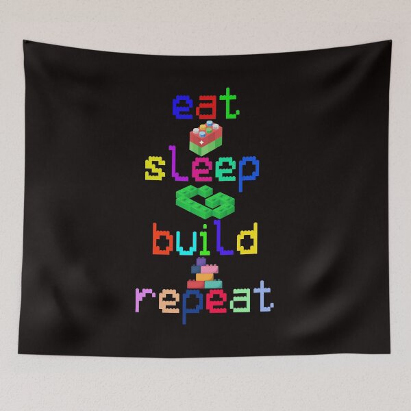 Item preview, Eat Sleep Build Repeat designed and sold by pat227jc.