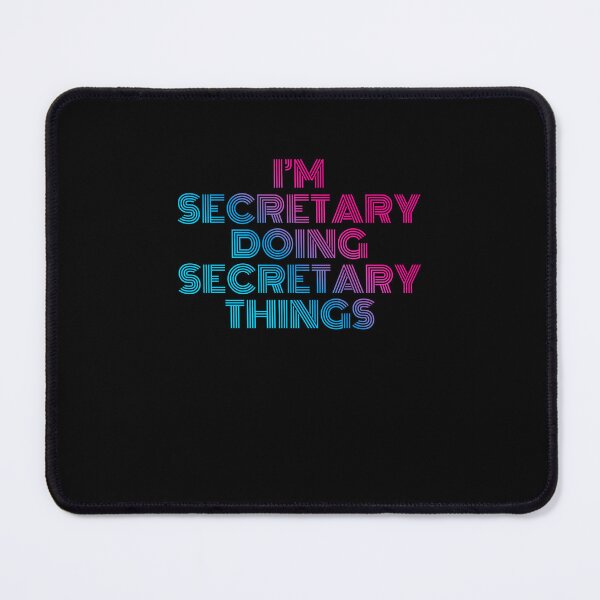 Item preview, I'm Secretary Doing Secretary Things Retro Neon designed and sold by SVPOD.