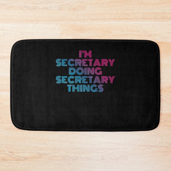 Item preview, I'm Secretary Doing Secretary Things Retro Neon designed and sold by SVPOD.