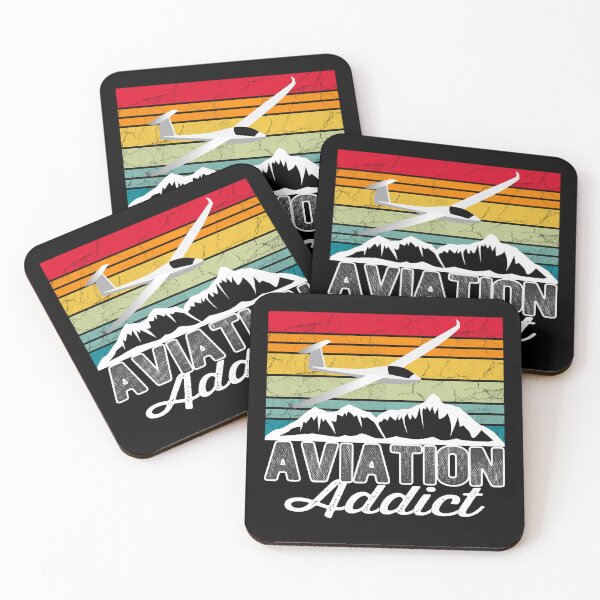 Item preview, Aviation Addict Sunset - Vintage Pilot Gift designed and sold by FouDeeziner.