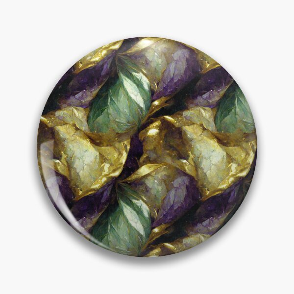 Item preview, Purple, Green and Gold marble pattern, Intricate marbling pattern designed and sold by TreasuryOE.