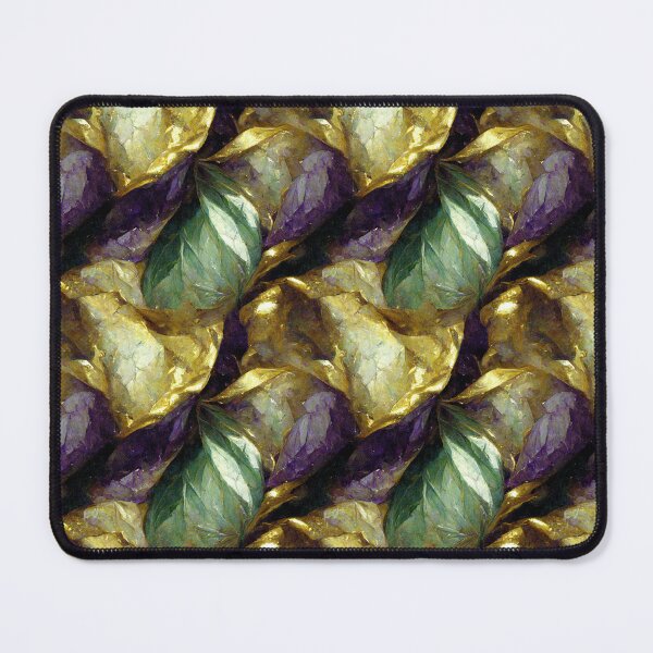 Item preview, Purple, Green and Gold marble pattern, Intricate marbling pattern designed and sold by TreasuryOE.