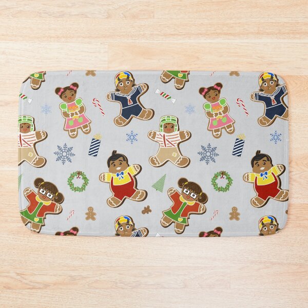 Item preview, Gray Latino Christmas Ugly Sweater Gingerbread Boys and Girls Chavos y Chillonas designed and sold by Francielandia.