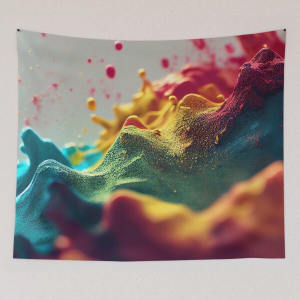 Item preview, Powder Explosion Wall Art designed and sold by Layerform.