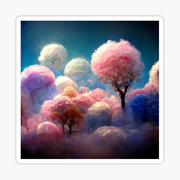Item preview, cotton candy dreamscape designed and sold by Cozy Day Designs.