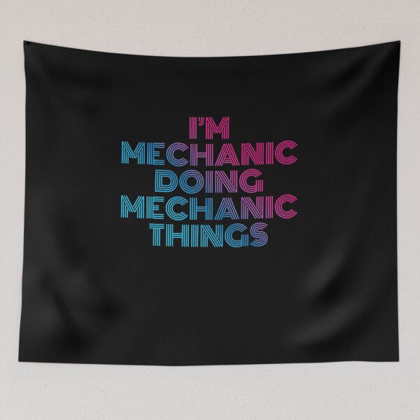 Item preview, I'm Mechanic Doing Mechanic Things Retro Neon designed and sold by SVPOD.