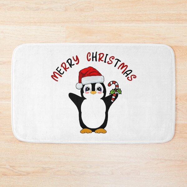 Item preview, Merry Christmas Cute Penguin designed and sold by HappyLifeCreate.