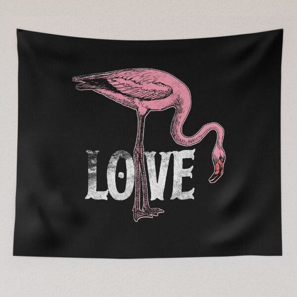 Item preview, Love Flamingos Cute Flamingo Sticker designed and sold by roarr.