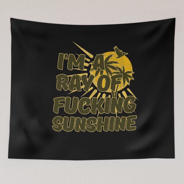 Item preview, I'm a ray of fucking sunshine – Beach life designed and sold by yococo.