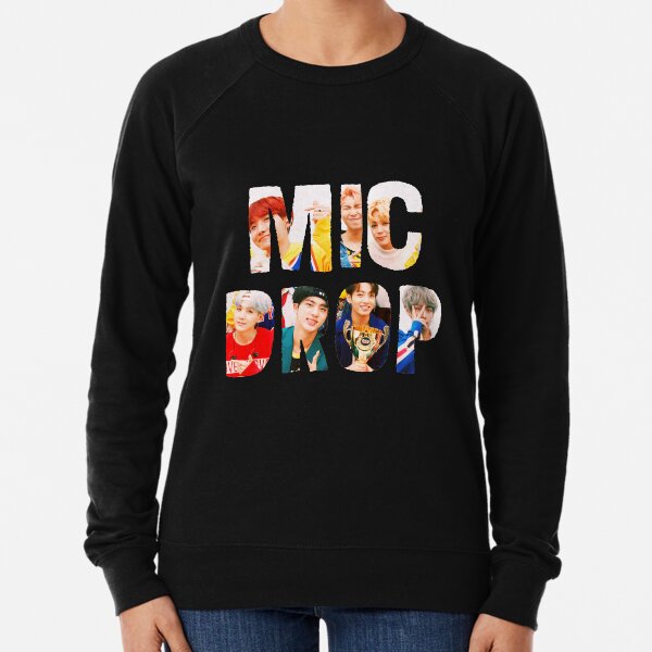 BTS Bangtan Mic Drop Lightweight Sweatshirt