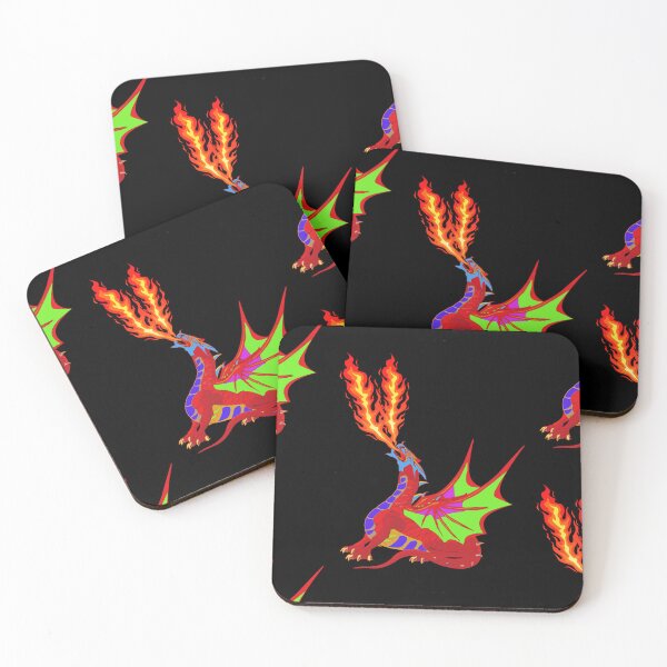 Item preview, COLORFUL FIRE BREATHING DRAGON designed and sold by sailorsam1805.