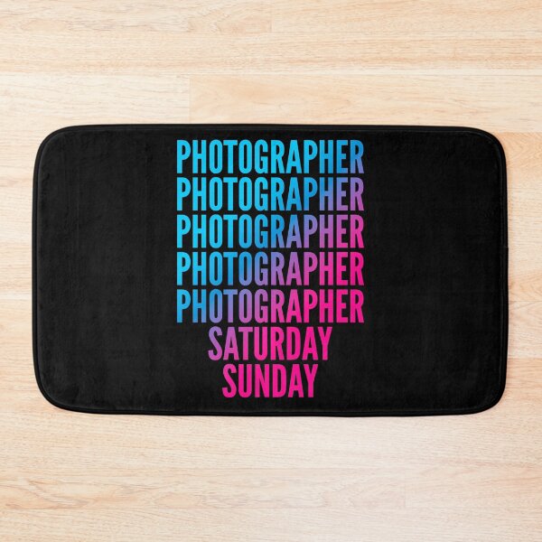 Artikelvorschau, Fotograf. Samstag. Sonntag. Für Fotografen entworfen und verkauft von SVPOD.