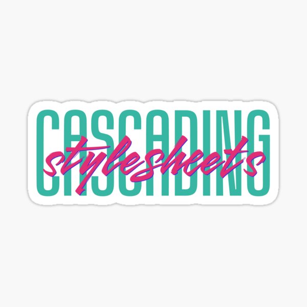 Radical Duotype: Cascading Stylesheets Sticker