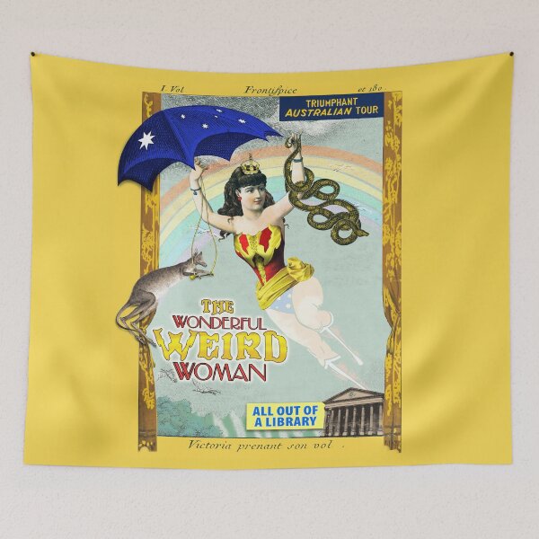 Item preview, The Australian Wonderful Weird Woman designed and sold by mariam-h.