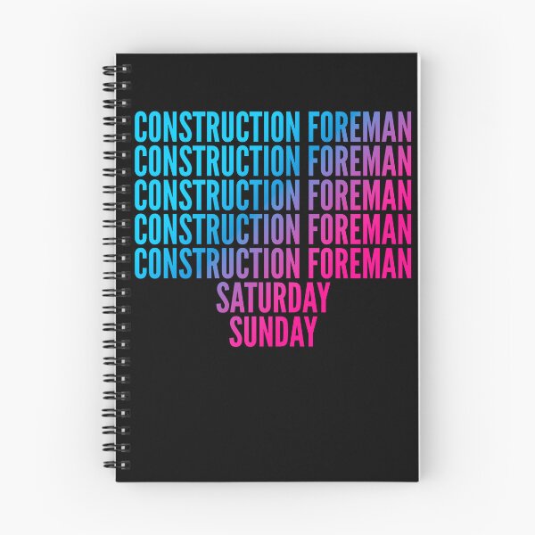 Item preview, Construction Foreman. Saturday. Sunday. For Construction Foremans designed and sold by SVPOD.