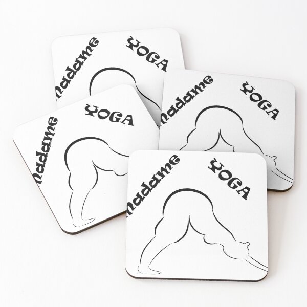 Item preview, madame Yoga Downward facing dog designed and sold by Laurentlartiste.