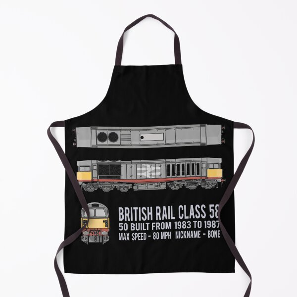 Item preview, British Rail Class 58 Train Bone Locomotive Diagrams Gift designed and sold by Maljonic.