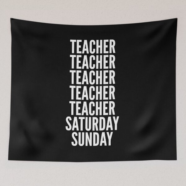 Item preview, Teacher saturday and sunday for Teachers designed and sold by SVPOD.