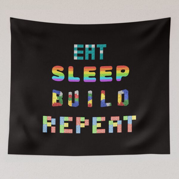Item preview, Eat Sleep Build Repeat designed and sold by pat227jc.