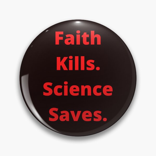 Item preview, Faith Kills-Science Saves designed and sold by Radicomics.