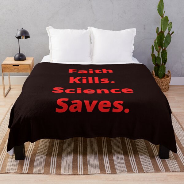 Item preview, Faith Kills-Science Saves designed and sold by Radicomics.