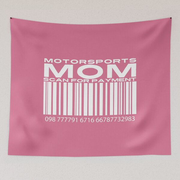 Item preview, Motorsports Mom Scan For Payment | Motorbike | Dirt Riding | ATV Riding (Black Lettering Available) designed and sold by Wavecrest Wearables.