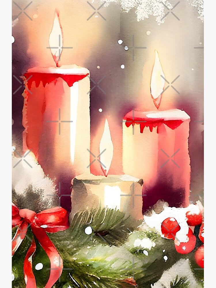 20 Bougies Rouges pour Arbre de Noël –