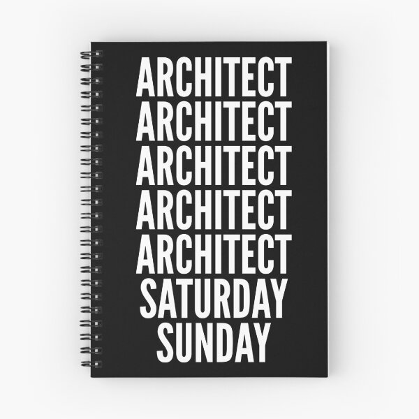 Item preview, Architect saturday and sunday for Architects designed and sold by SVPOD.