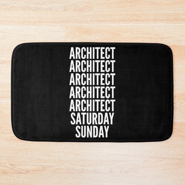 Item preview, Architect saturday and sunday for Architects designed and sold by SVPOD.